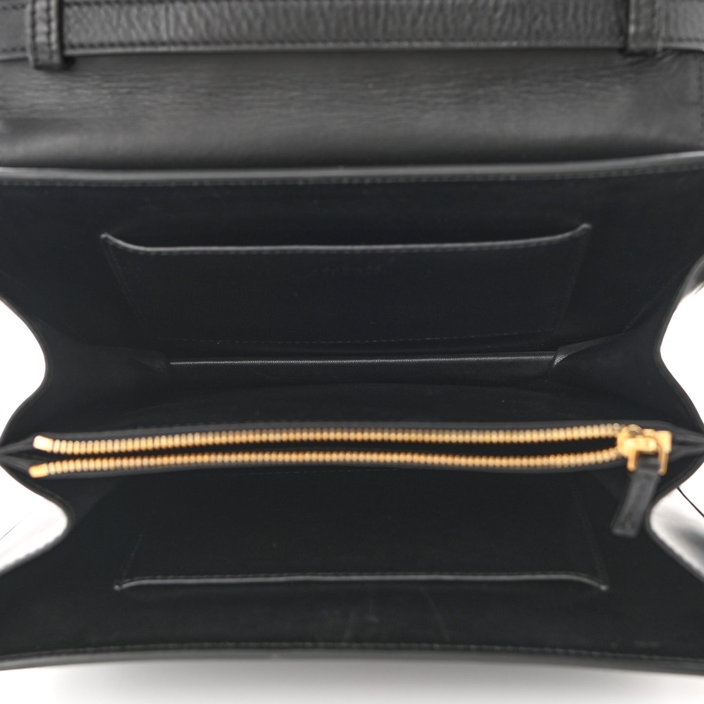 Nappa Crystal Crown Embellished La Medusa Top Handle Messenger Flap Black Multicolor