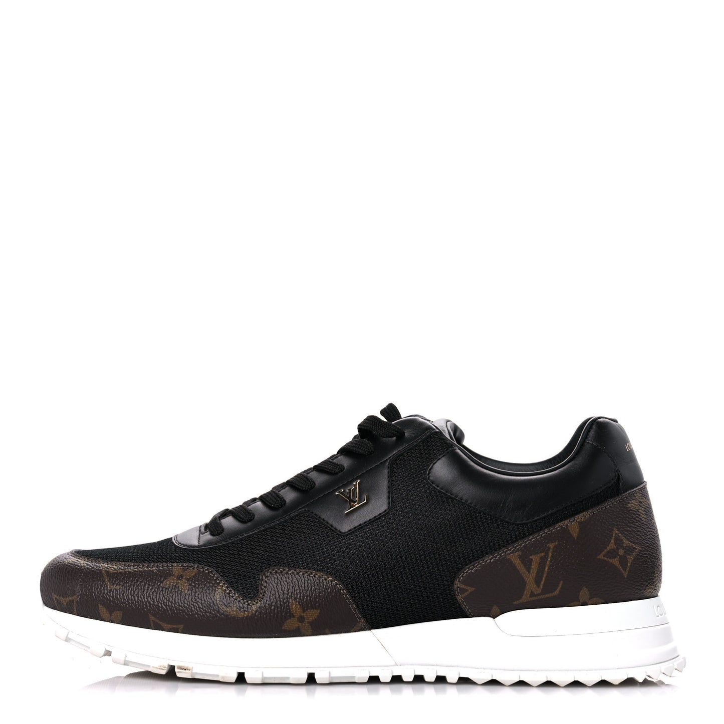 Monogram Mens Run Away Sneakers 9 Black