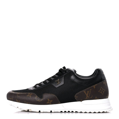 Louis Vuitton Monogram Mens Run Away Sneakers 9 Black 1 of 13