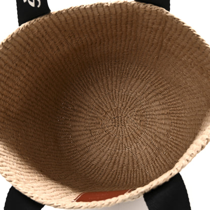 Chloe X MIFUKO Raffia Large Woody Basket Bag Black Beige 5 of 9