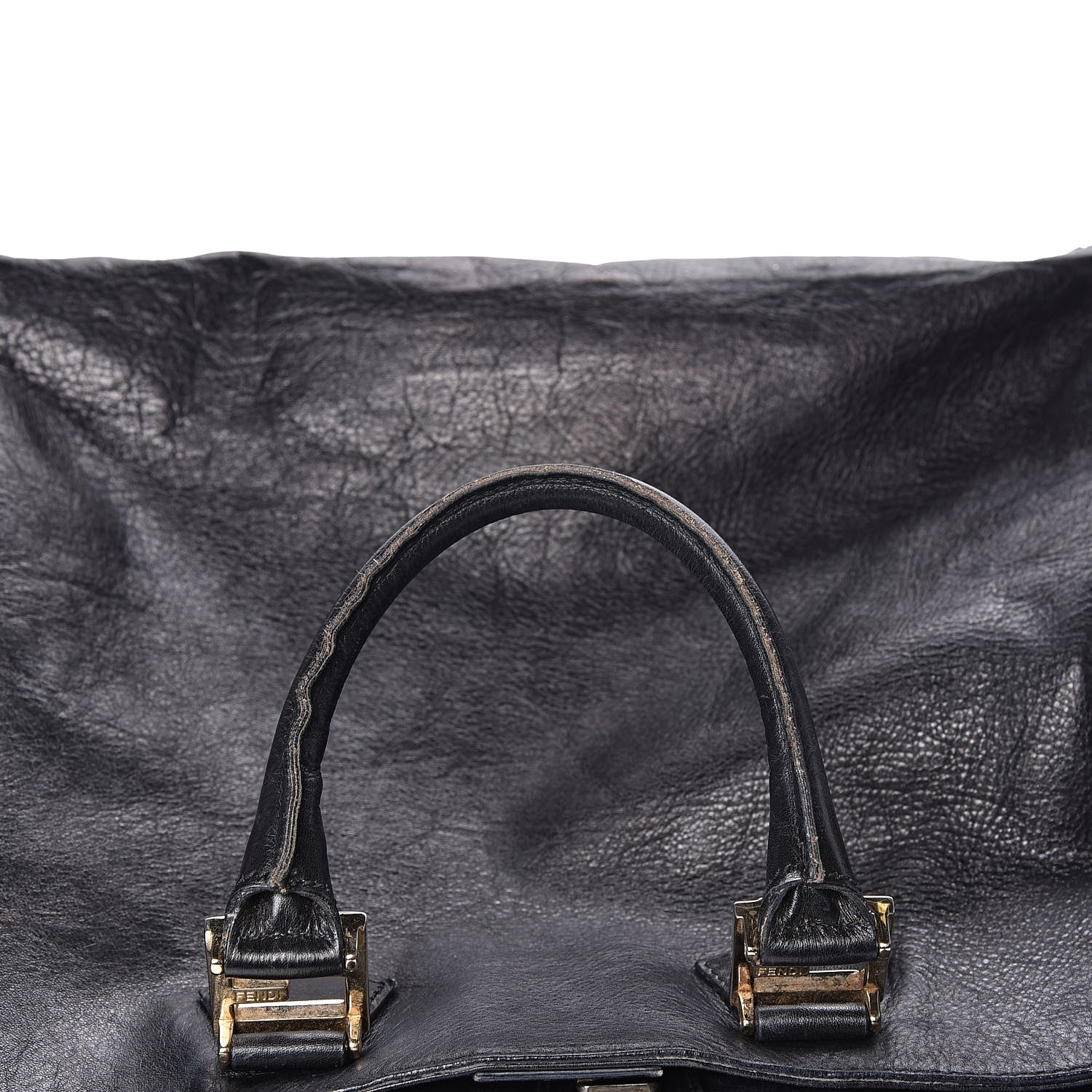Fendi Vitello Acqua Large Twins Tote Black 17 of 24