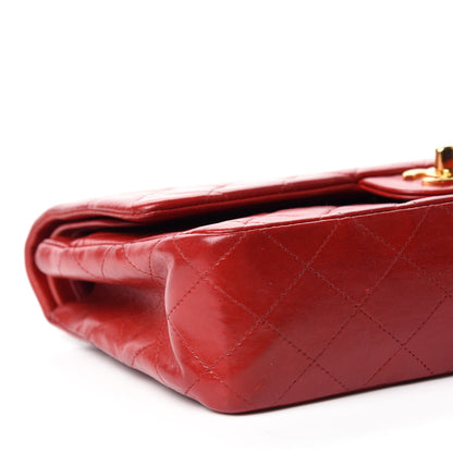 Chanel Lambskin Quilted Medium Double Flap Red 6 of 15