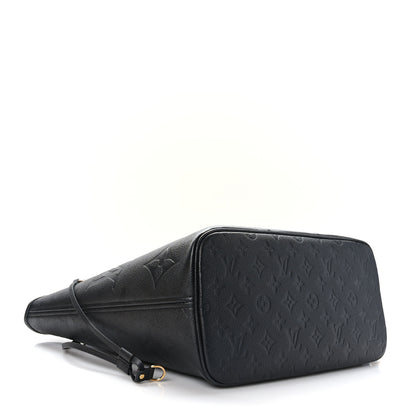 Louis Vuitton Empreinte Monogram Giant Neverfull MM Black 4 of 9