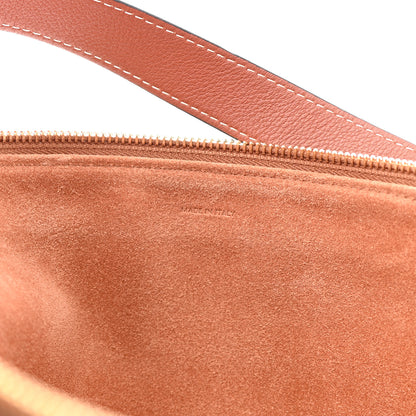 Celine Supple Calfskin Medium Strap Leandre Shoulder Bag Brown 8 of 11