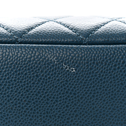 Chanel Caviar Quilted Grand Shopping Tote GST Dark Blue 18 of 21