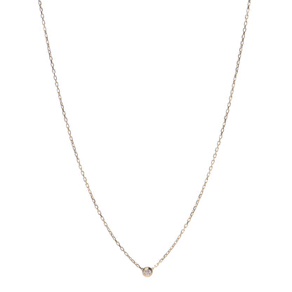 Cartier 18K Yellow Gold Diamond SM D'Amour Pendant Necklace 1 of 4