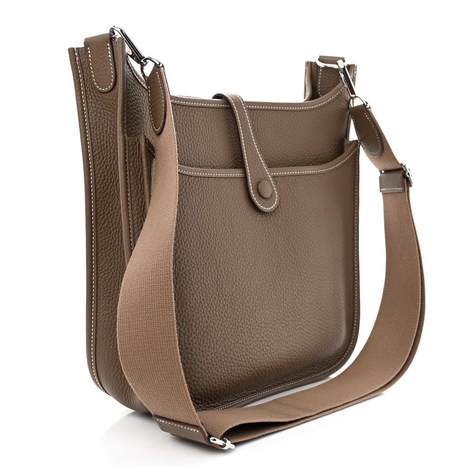 Hermes Taurillon Clemence Evelyne III PM Etoupe 3 of 11