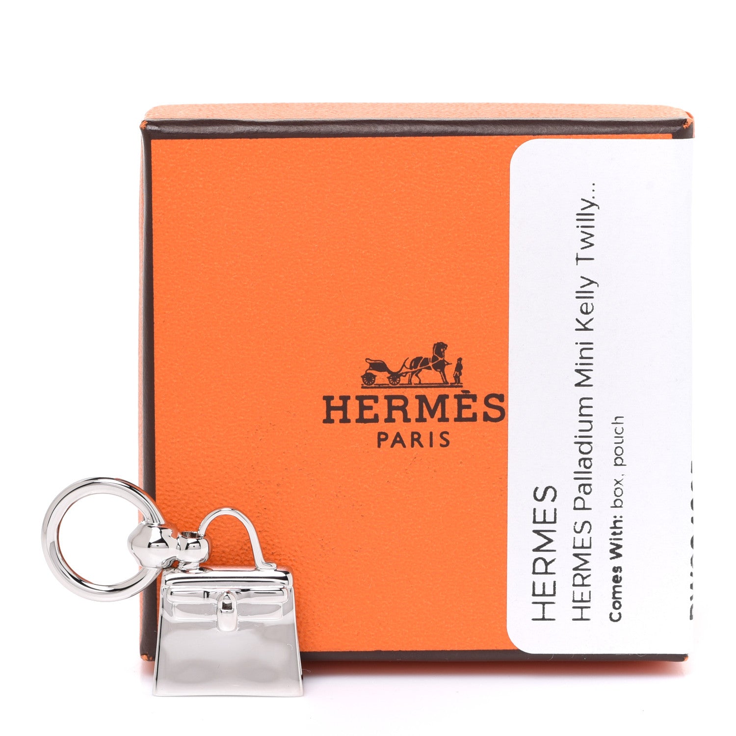 Hermes Palladium Mini Kelly Twilly Ring 4 of 4