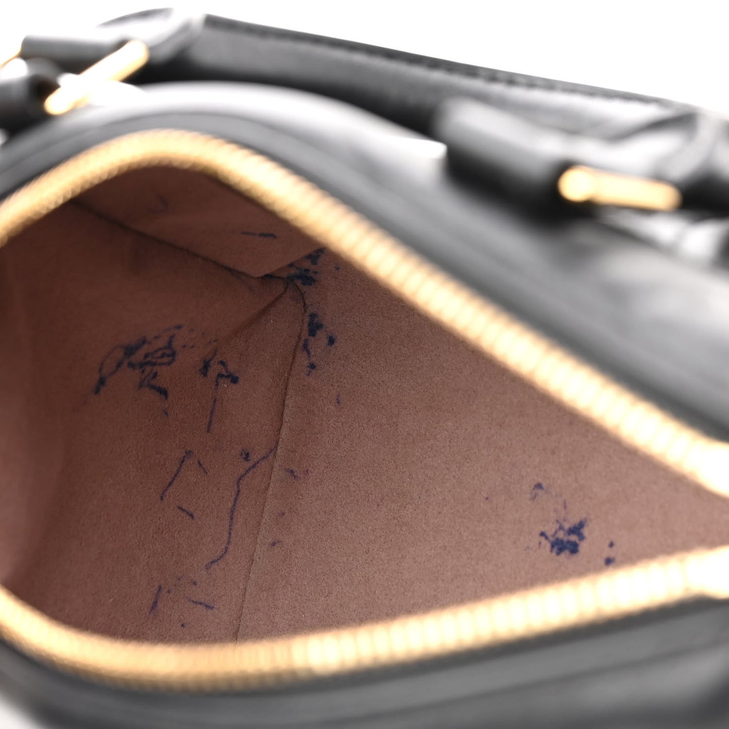 Lambskin Embossed Monogram Speedy 22 Bandouliere Black
