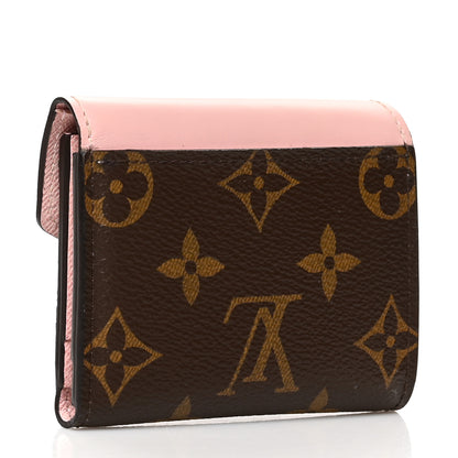 Louis Vuitton Monogram Zoe Wallet Rose Ballerine 3 of 9