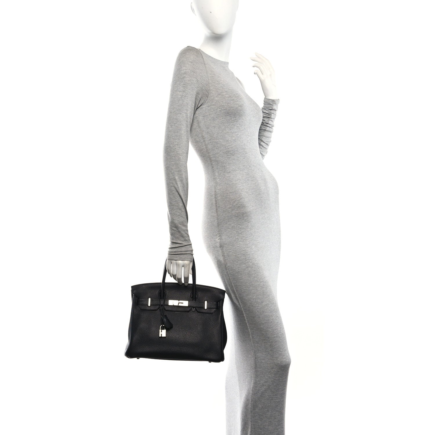 Hermes Togo BIRKIN 30 Black 2 of 10