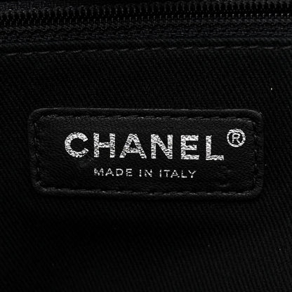 Chanel Shearling Extra Large Deauville Tote Black 6 of 10