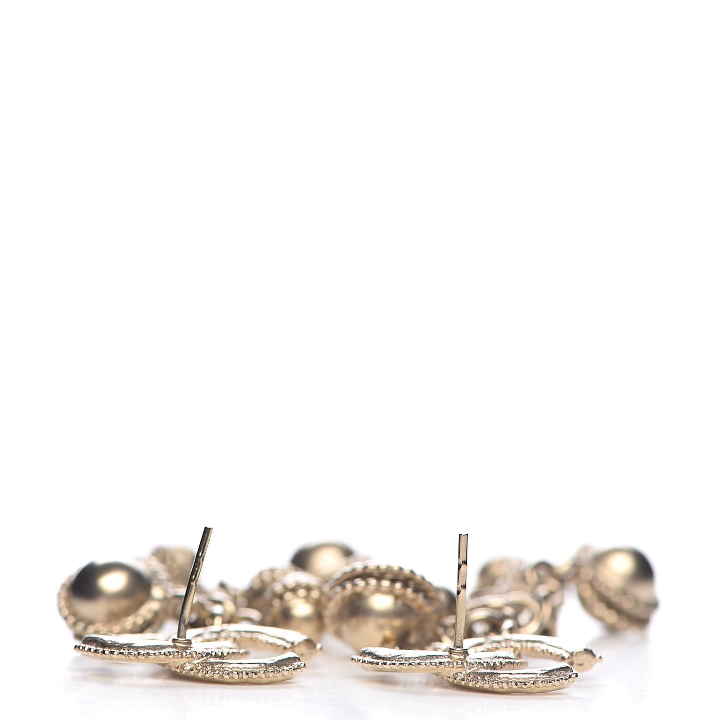 CC Drop Earrings Gold
