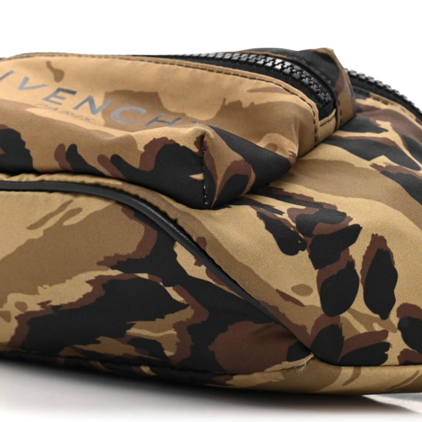 Nylon Logo Belt Bag Camouflage