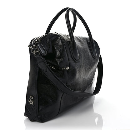 Givenchy Smooth Calfskin Medium Studded Soft Antigona Black 2 of 9