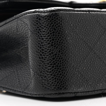 Chanel Caviar Quilted Small Double Flap Black 9 of 10
