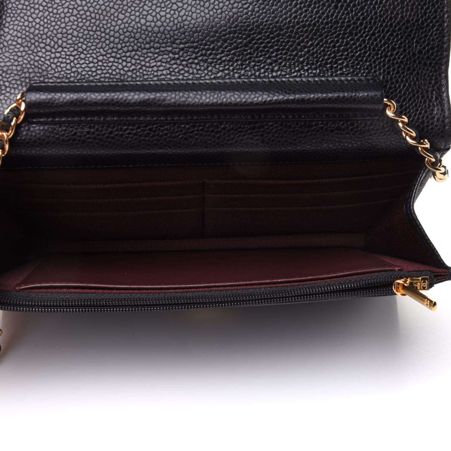 Chanel Caviar Quilted Wallet On Chain WOC Black 5 of 10