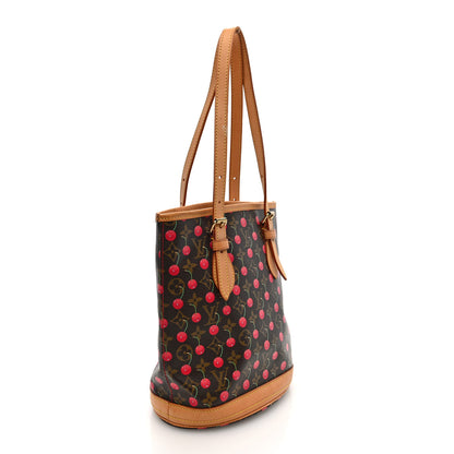 Louis Vuitton Monogram Cerises Bucket Bag 3 of 9
