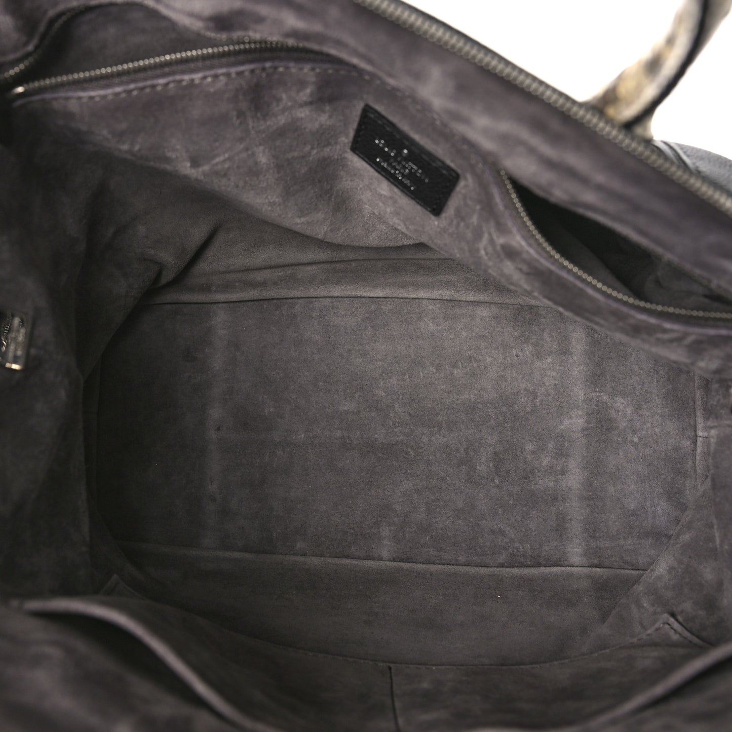 Veau Cachemire Snakeskin Soft Lockit MM Black