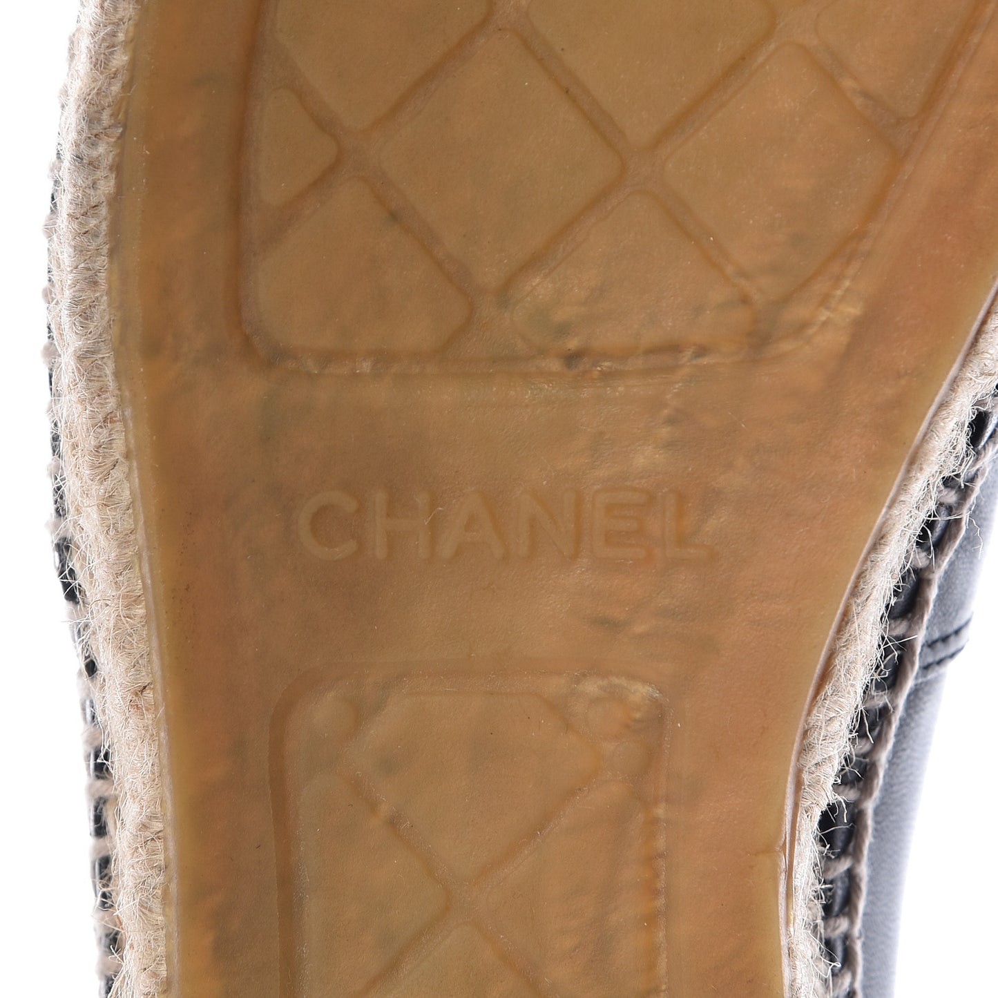 Lambskin CC Espadrilles 40 Black