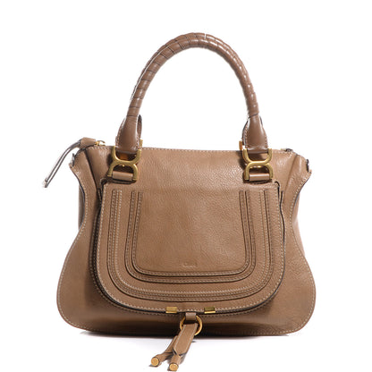 Chloe Calfskin Medium Marcie Satchel Nut 1 of 10