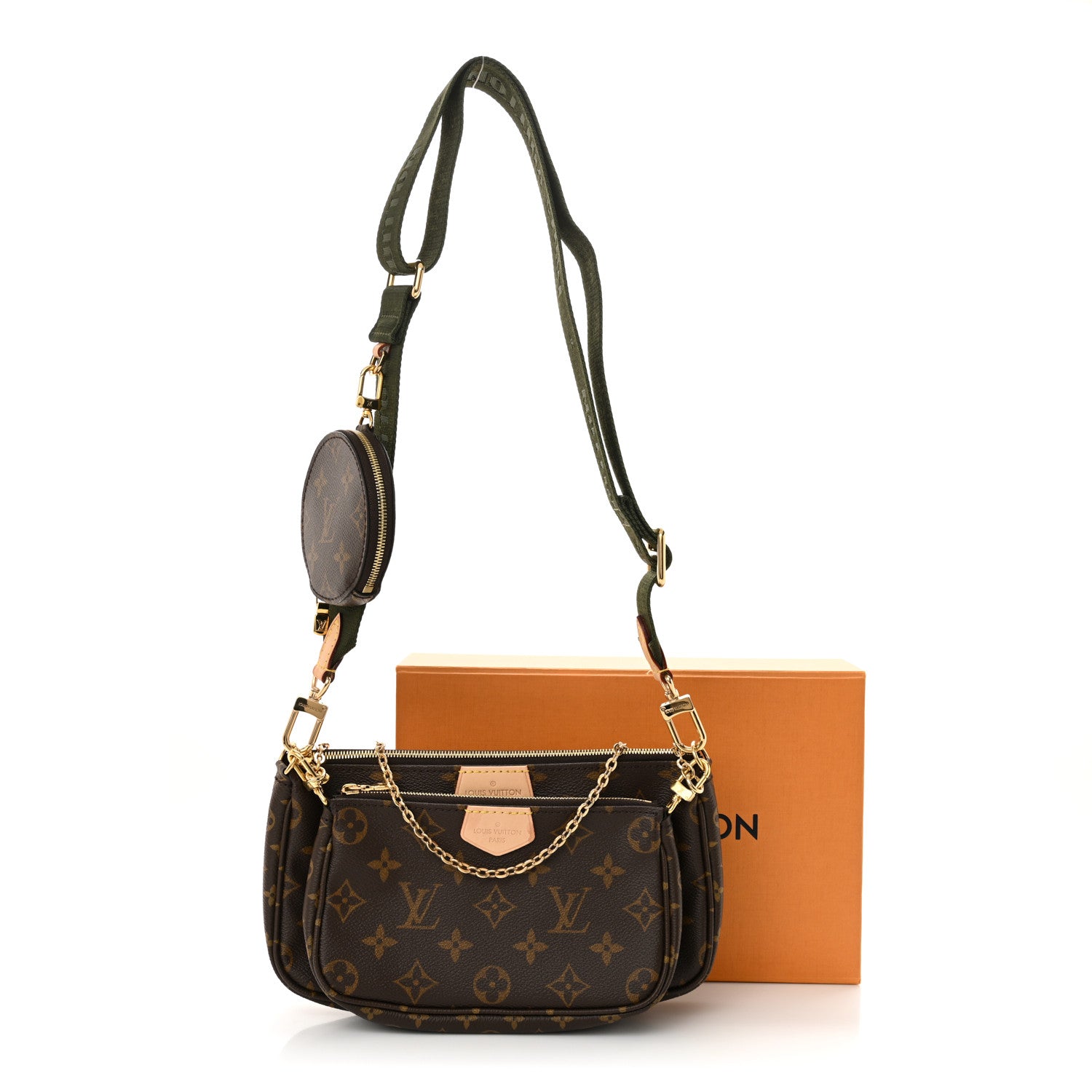 Louis Vuitton Monogram Multi Pochette Accessories Kaki 12 of 12