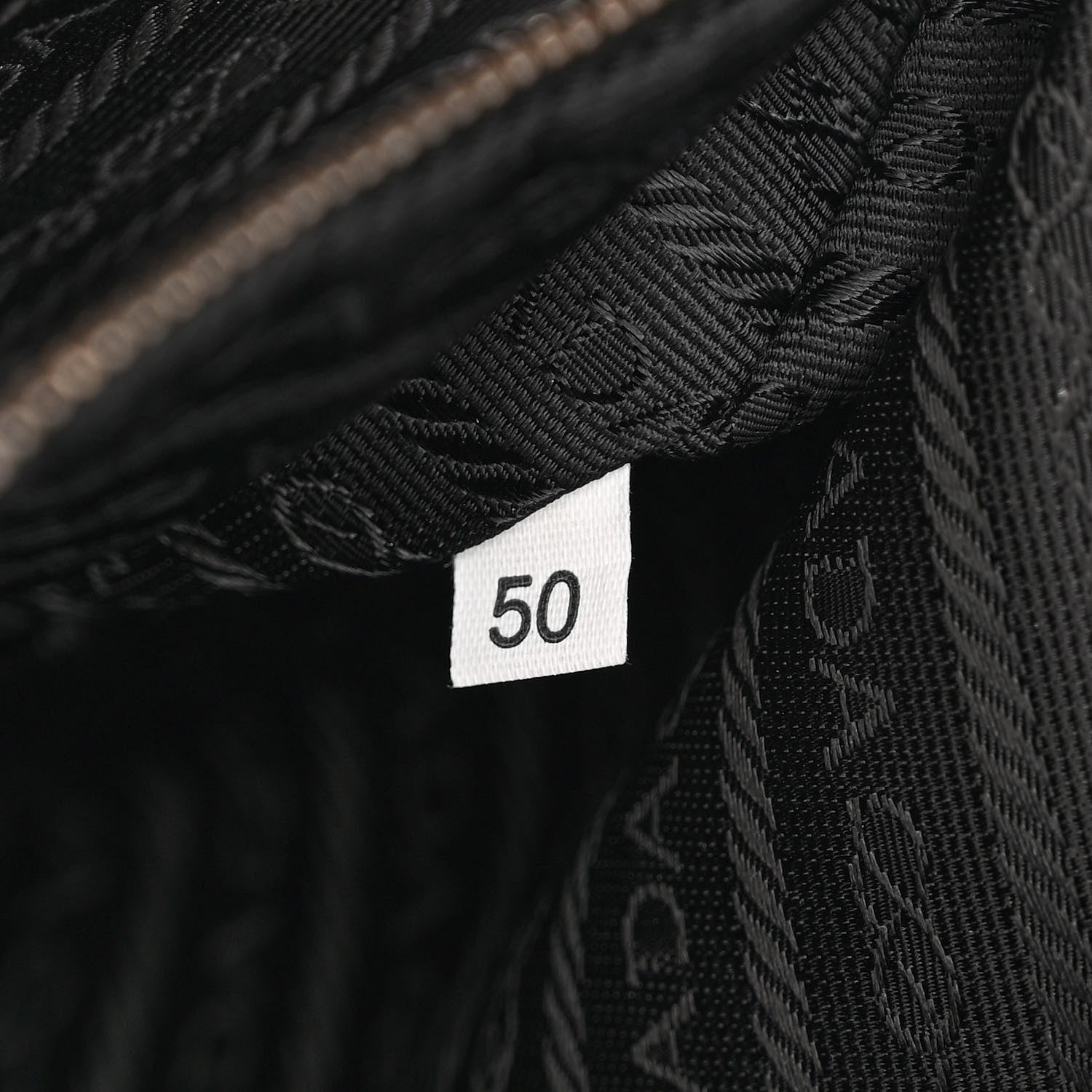 Prada Tessuto Nylon Soft Calfskin Shoulder Bag Black 7 of 10