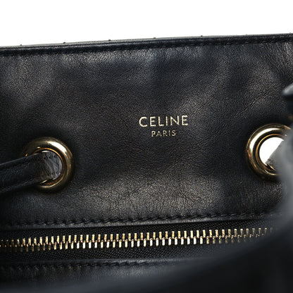 Celine Calfskin Quilted Medium C Backpack Black 6 of 12