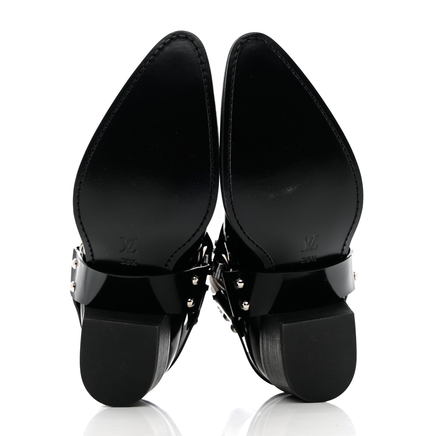 Calfskin Monogram Rhapsody Ankle Boots 38.5 Black