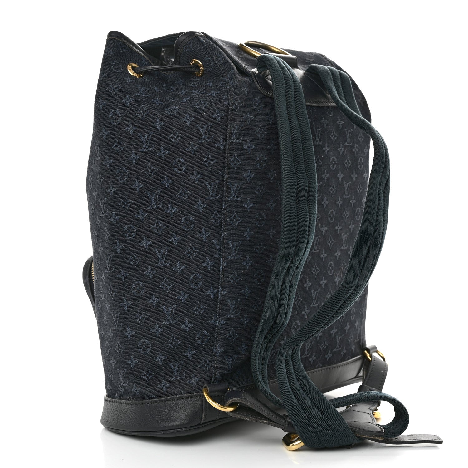 Louis Vuitton Mini Monogram Montsouris GM Backpack Blue 2 of 12