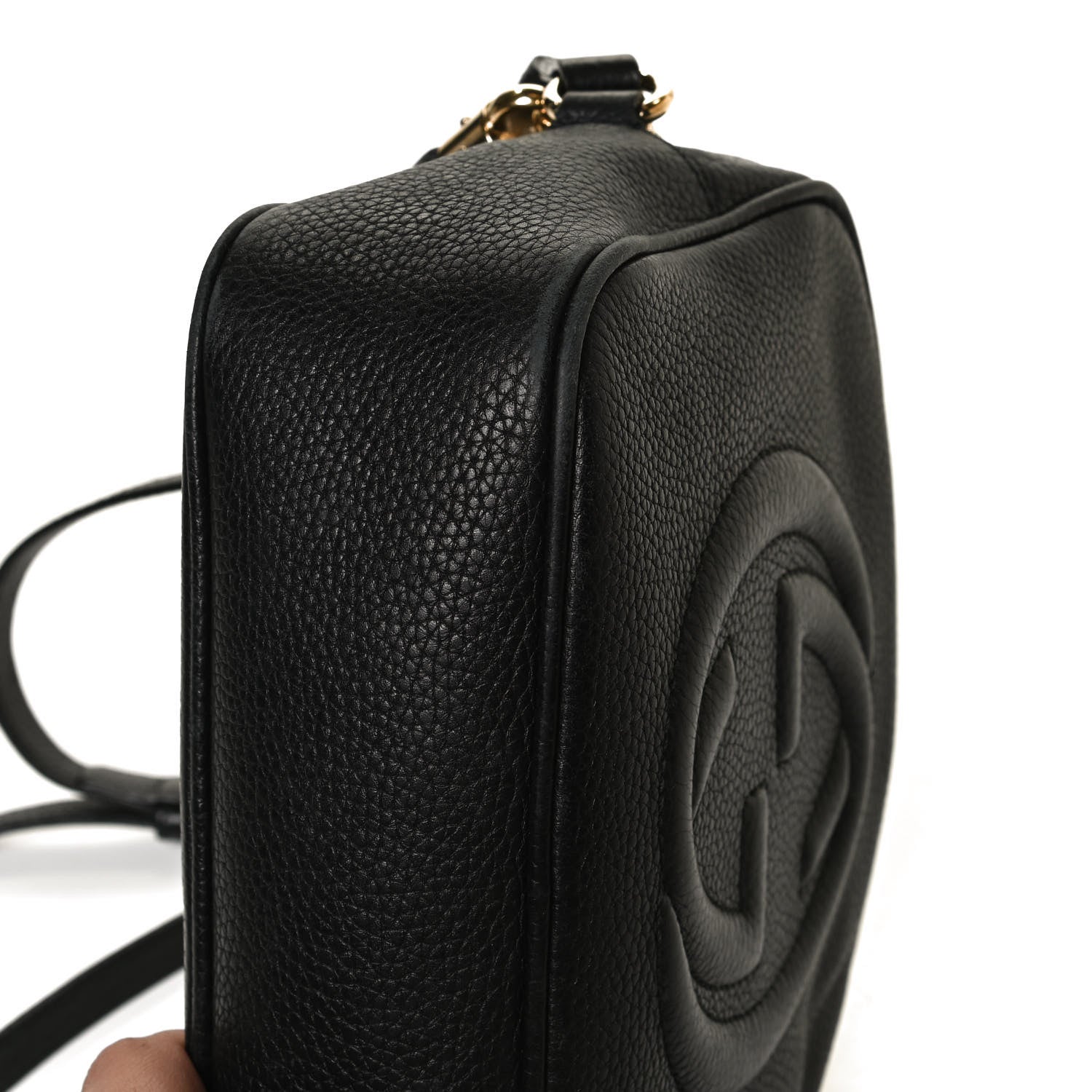 Gucci Pebbled Calfskin Small Soho Disco Bag Black 12 of 14