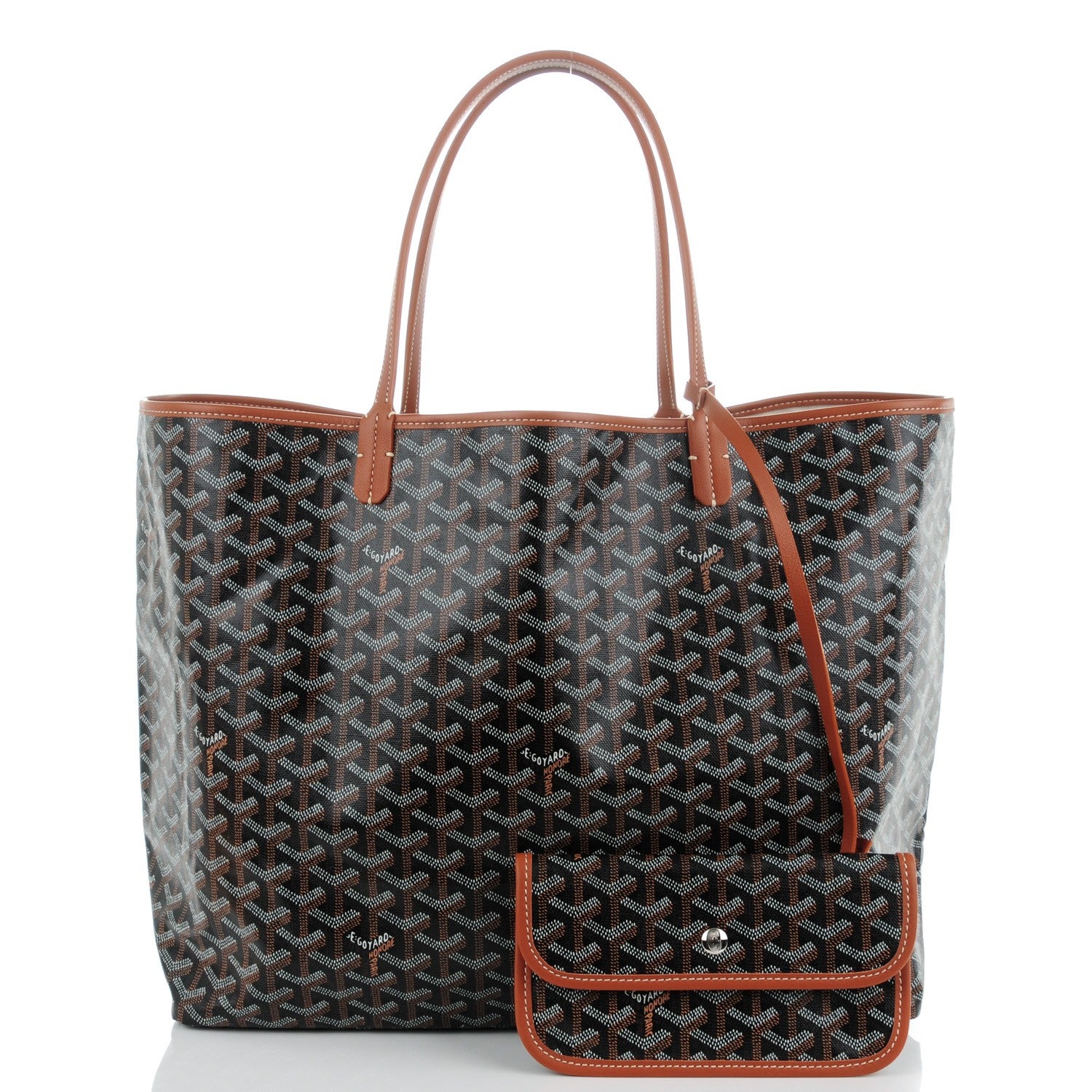 Goyard Goyardine Saint Louis GM Black Gold 3 of 7