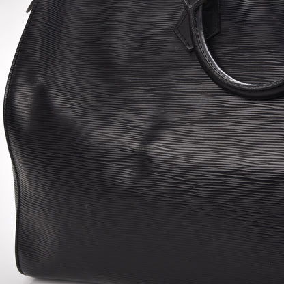 Louis Vuitton Epi Speedy 40 Black 9 of 11