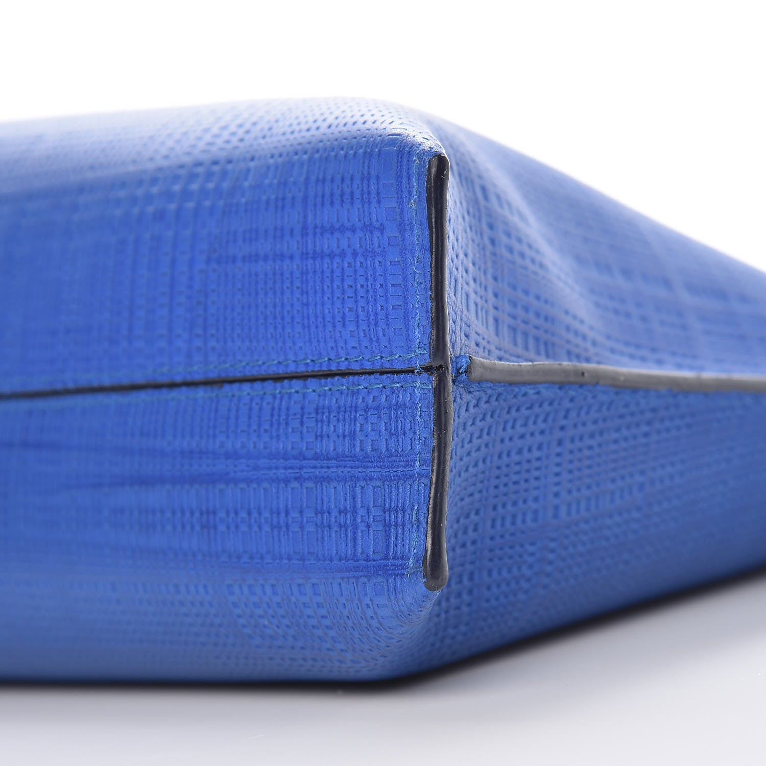 Loewe Textured Calfskin Cosmetic Pouch Electric Blue 8 of 8