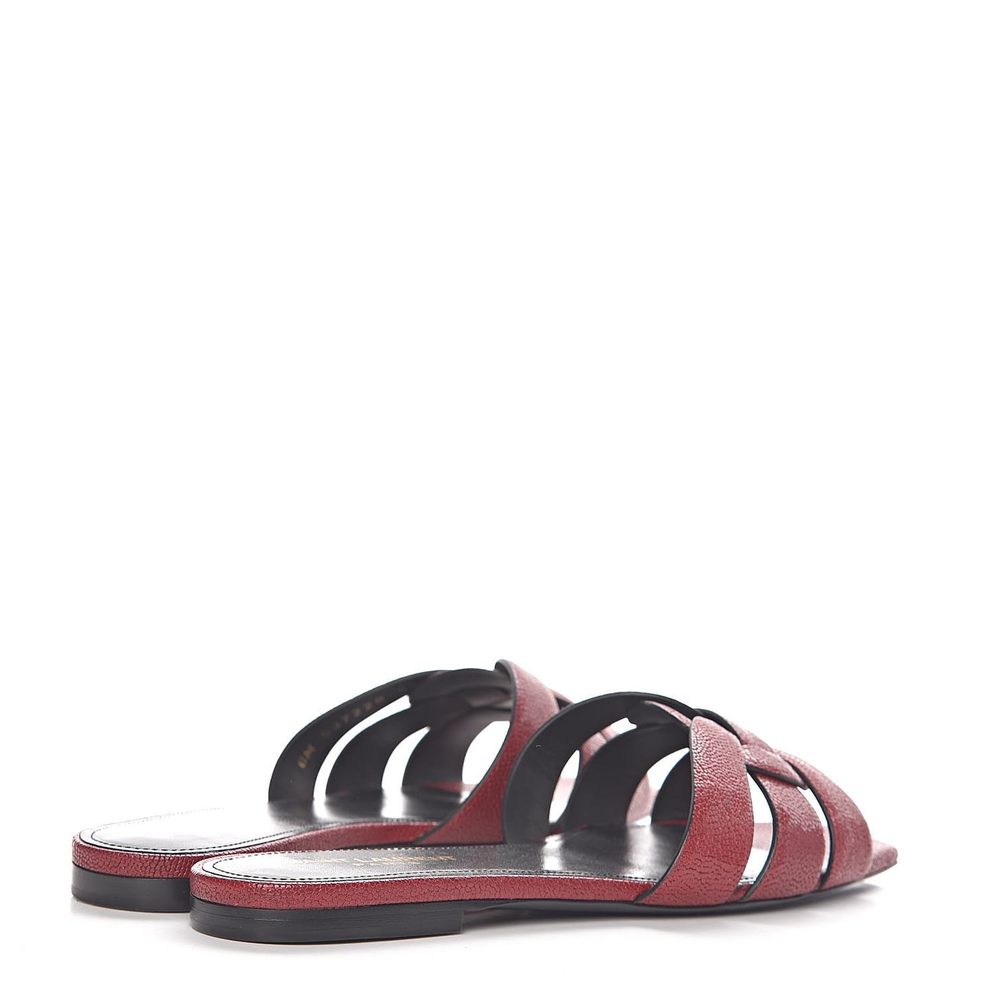 Grain De Poudre Nu Pied 05 Slide Sandals 38.5 Red