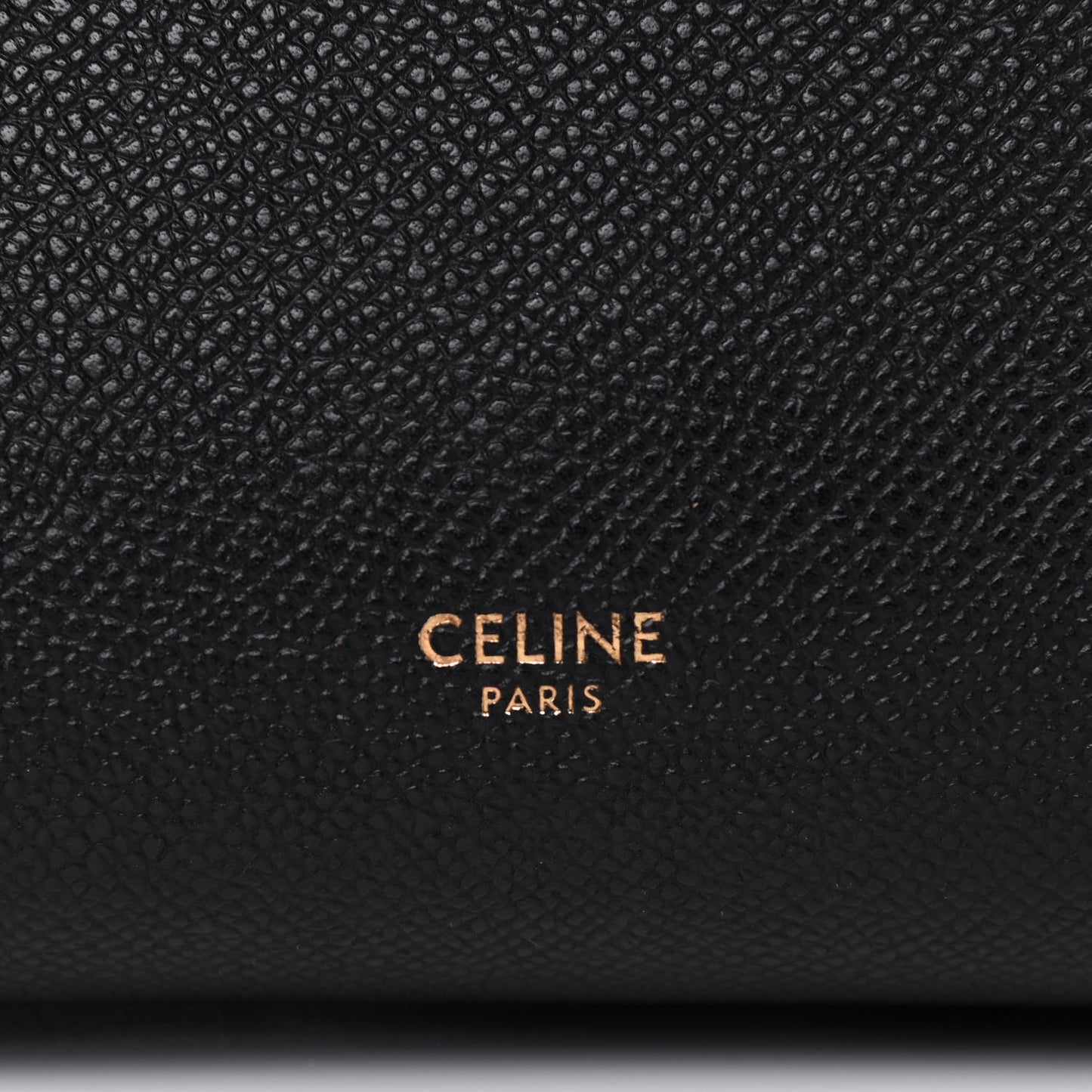 Grained Calfskin Mini Belt Bag Black
