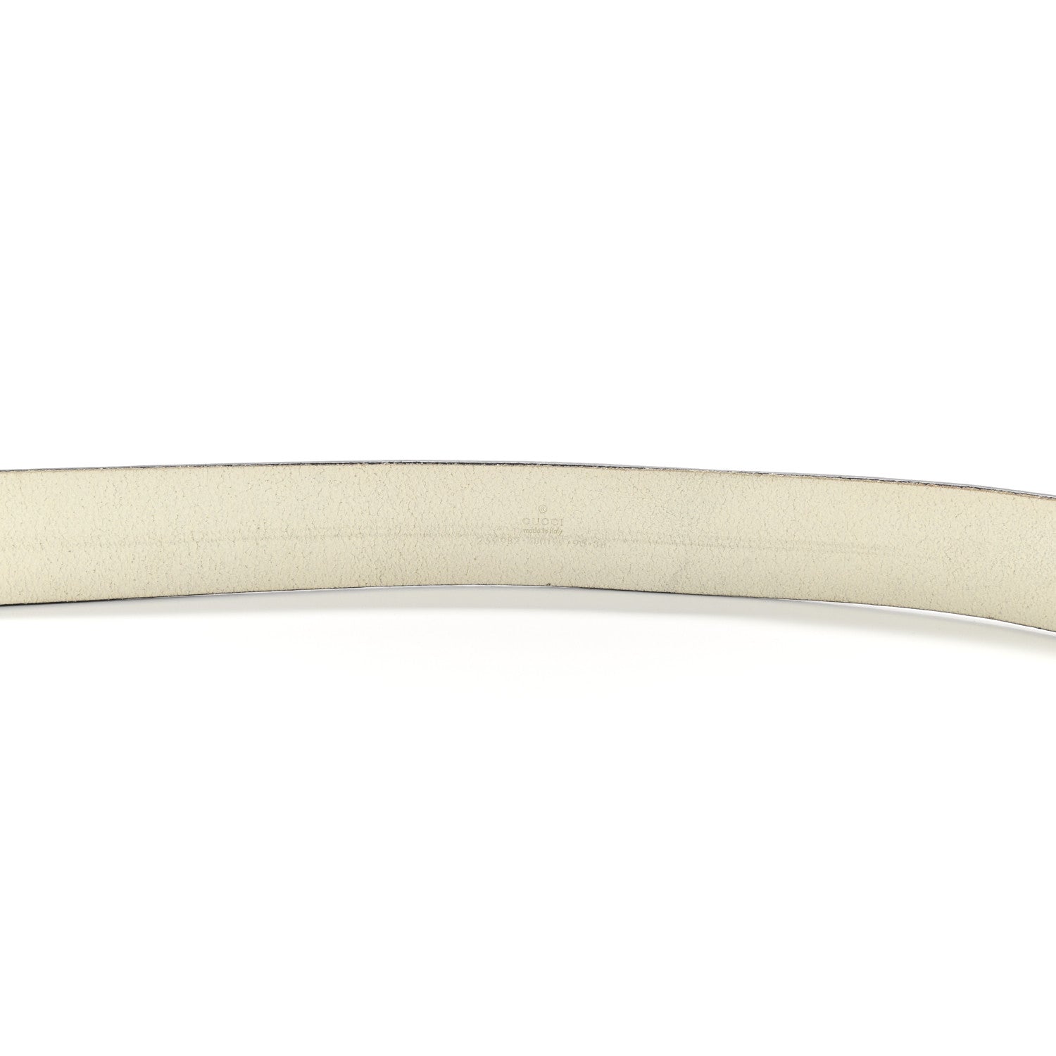 Gucci Calfskin Double G Belt 95 38 White 8 of 10