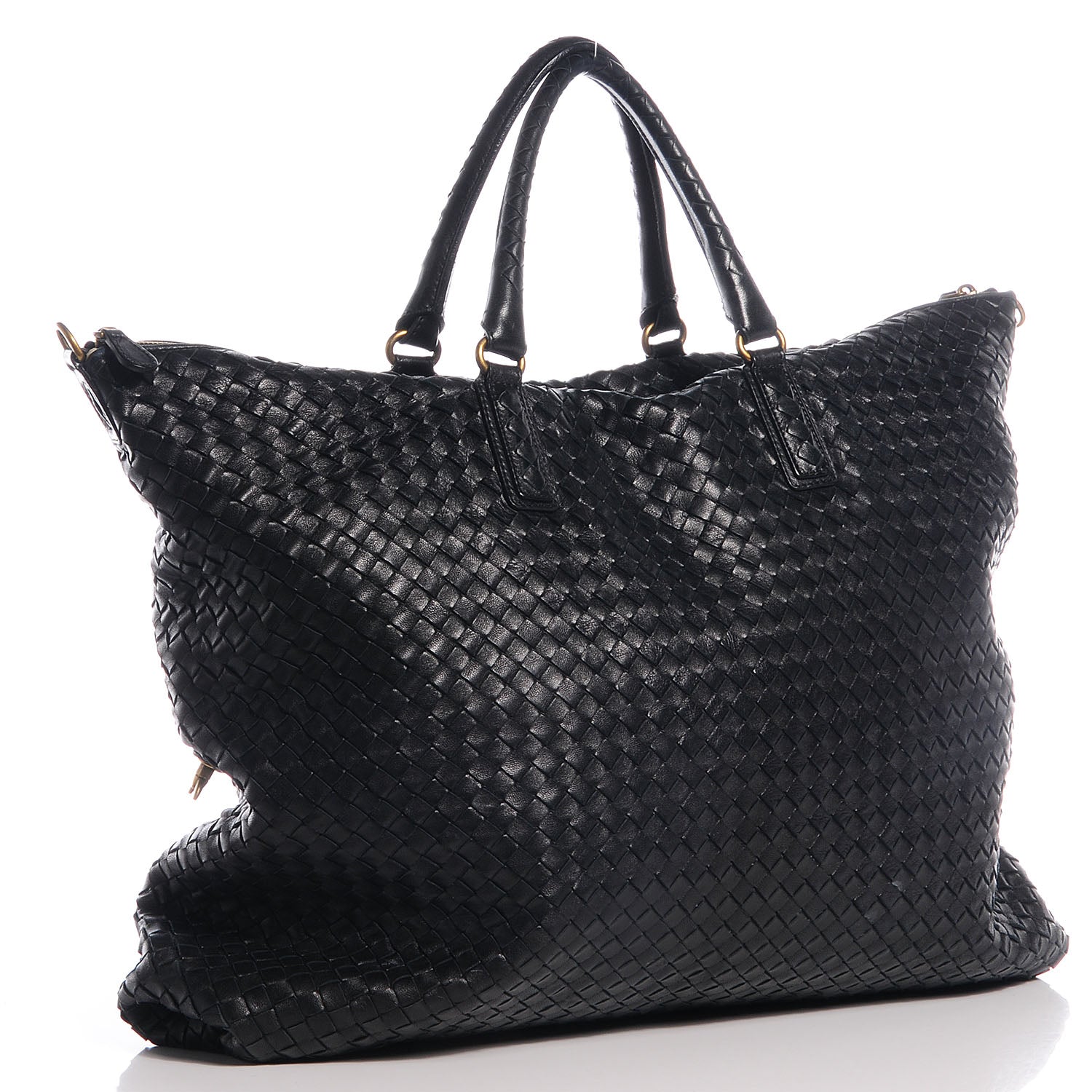 Bottega Veneta Nappa Intrecciato Convertible Bag Nero Black 3 of 8