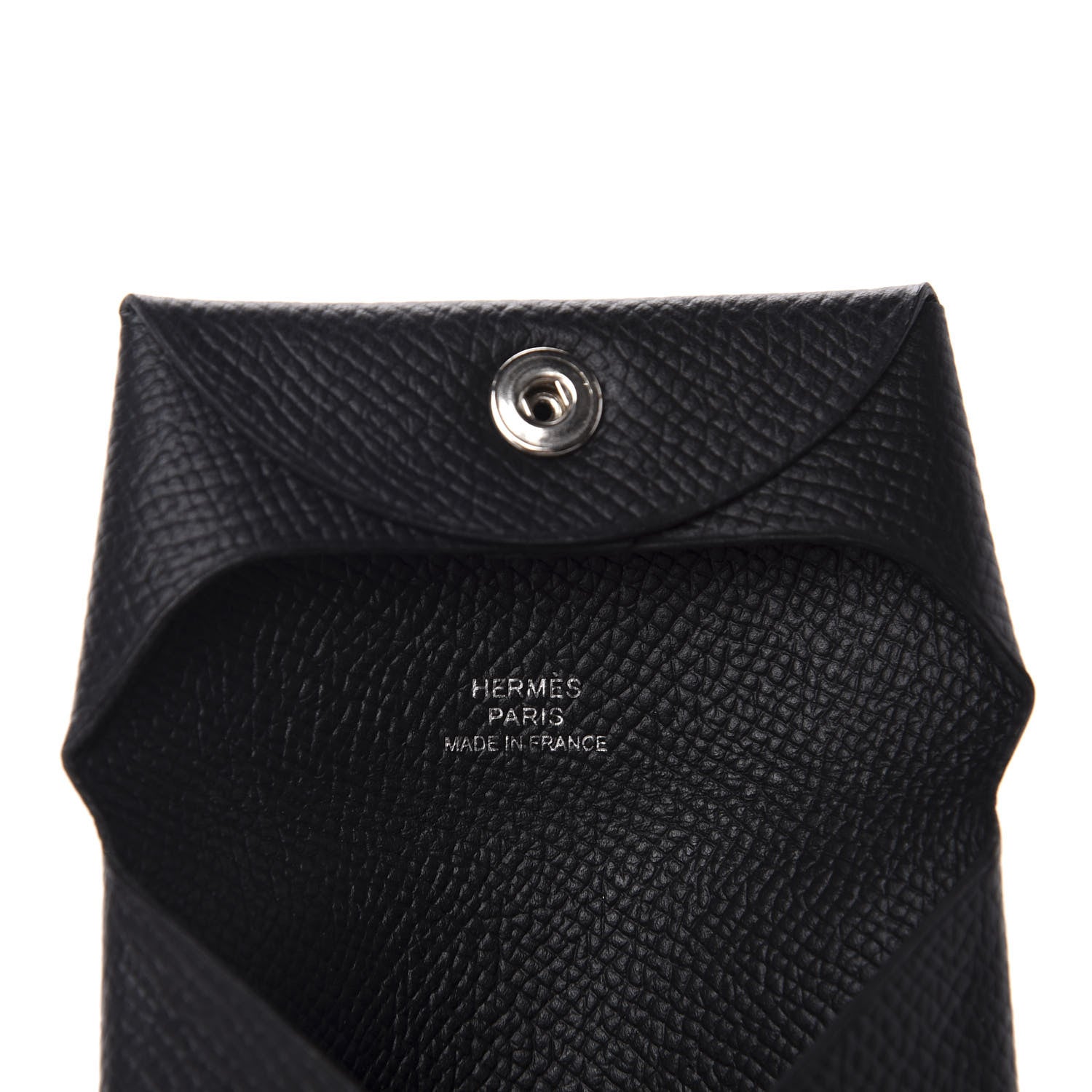 Hermes Epsom Bastia Coin Purse Black 6 of 8