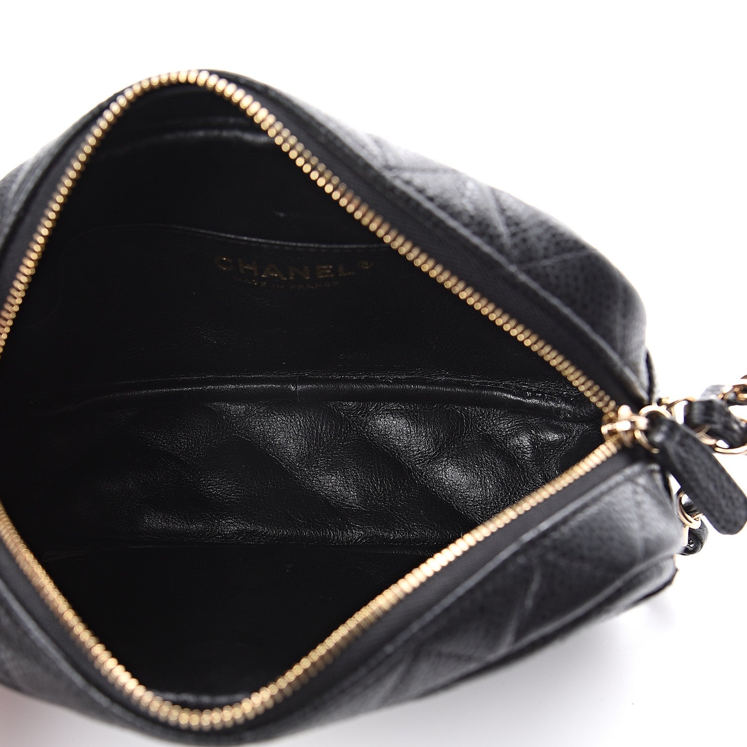 Chanel Caviar Quilted Camera Case Black 4 of 9