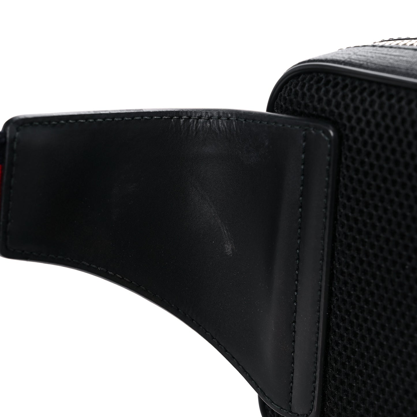 Soft GG Supreme Monogram Web Belt Bag Black Grey