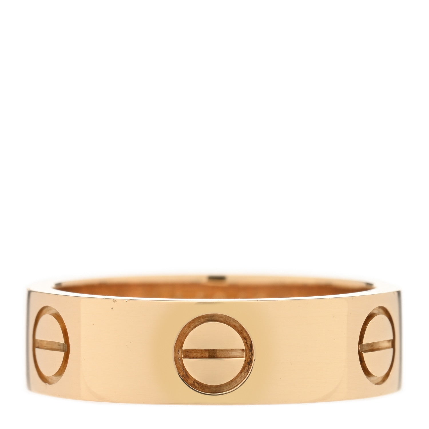 Cartier 18K Yellow Gold 5.5mm LOVE Ring 53 6.25 1 of 4