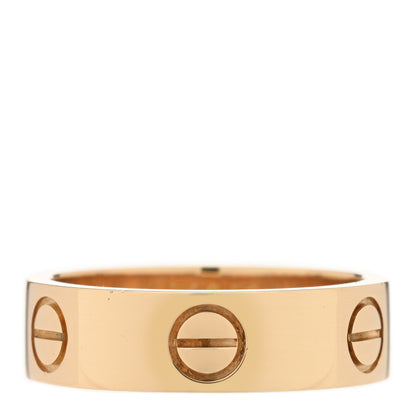 Cartier 18K Yellow Gold 5.5mm LOVE Ring 53 6.25 1 of 4