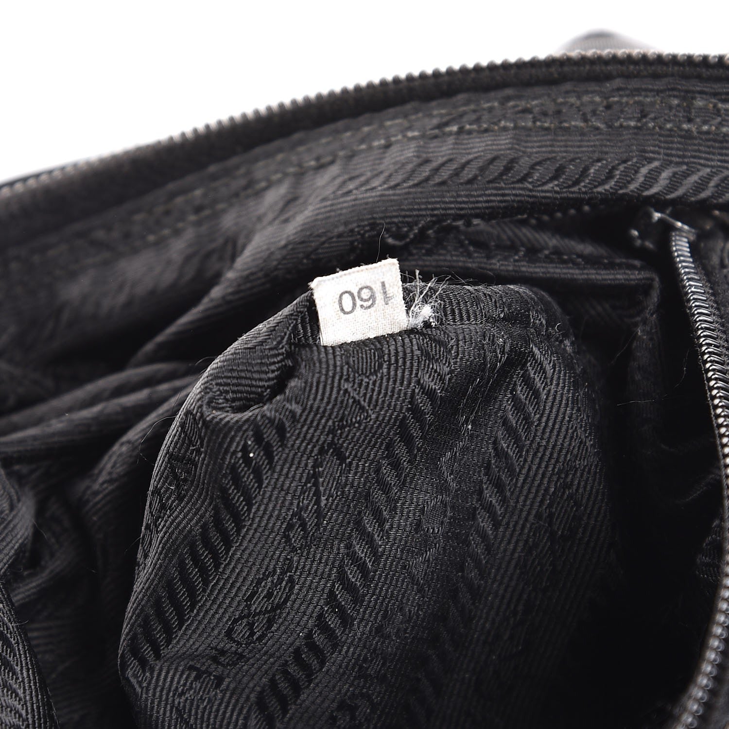 Prada Nylon Flat Messenger Bag Black 7 of 7