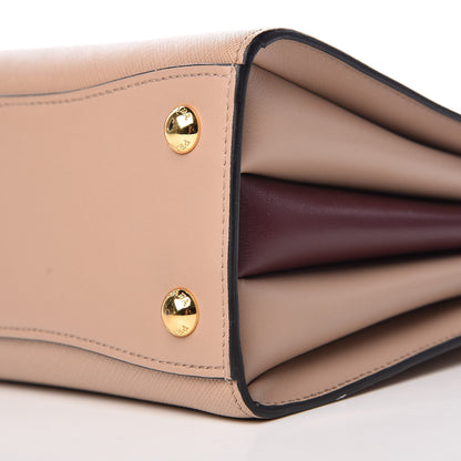 Prada Saffiano City Calfskin Small Bibliotheque Top Handle Cammeo Granato 10 of 11