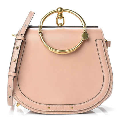 Chloe Calfskin Suede Medium Nile Bracelet Bag Biscotti Beige 1 of 12