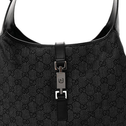 Gucci Monogram Jackie O Hobo Black 8 of 12