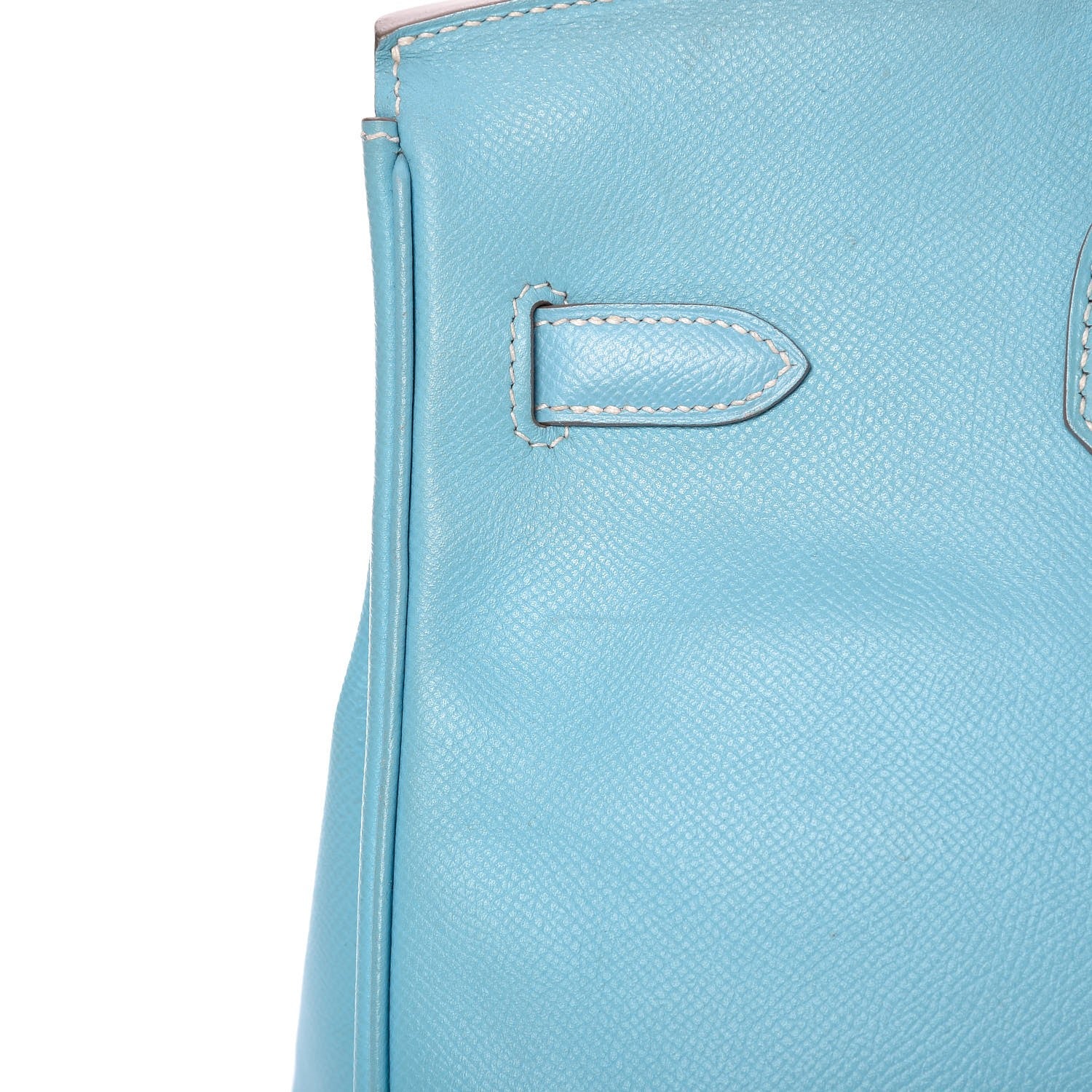 Hermes Epsom Candy Birkin 35 Celeste Mykonos 21 of 38