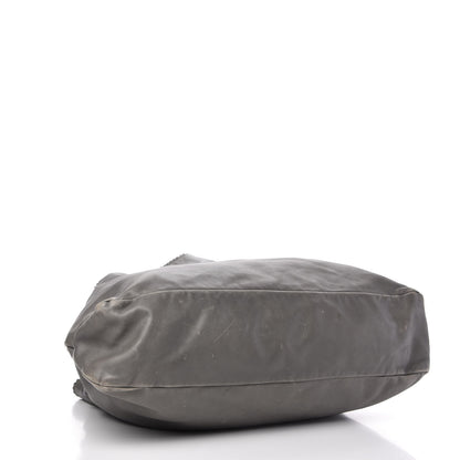Gucci Calfskin Large Horsebit Chain Hobo Grey 4 of 9