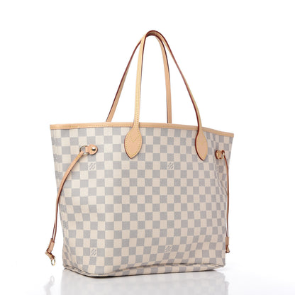 Louis Vuitton Damier Azur Neverfull MM 3 of 10